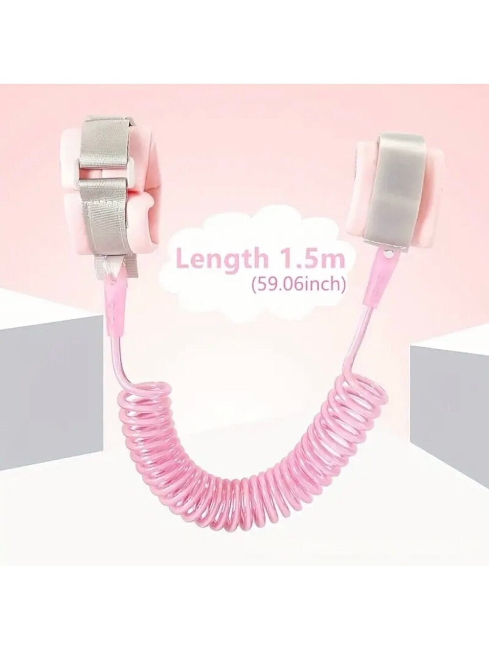 New - Pink - Adjustable Child Safety Tether